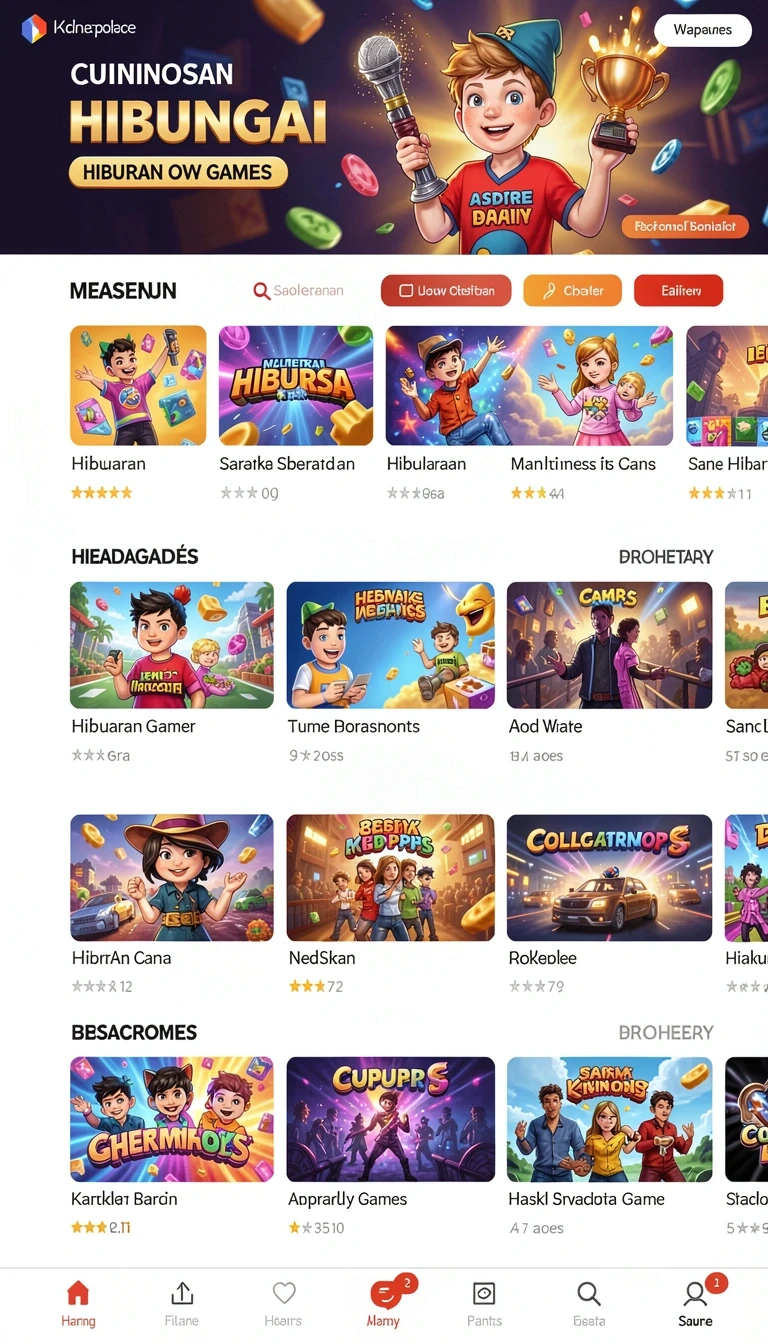 Tampilan utama aplikasi Review Aplikasi qtgame yang intuitif dan efisien.