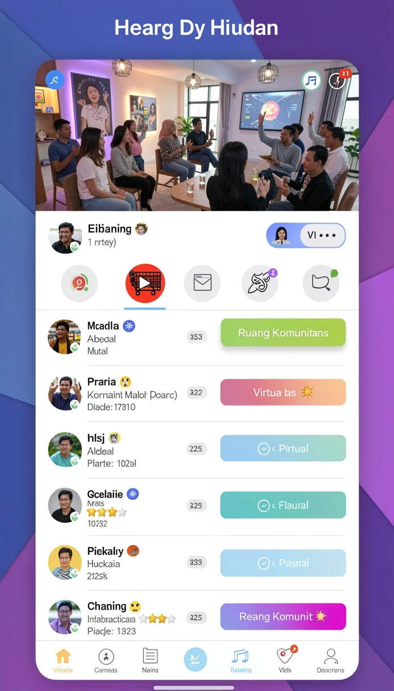 Tampilan utama aplikasi Review Aplikasi visatoto yang intuitif dan efisien.
