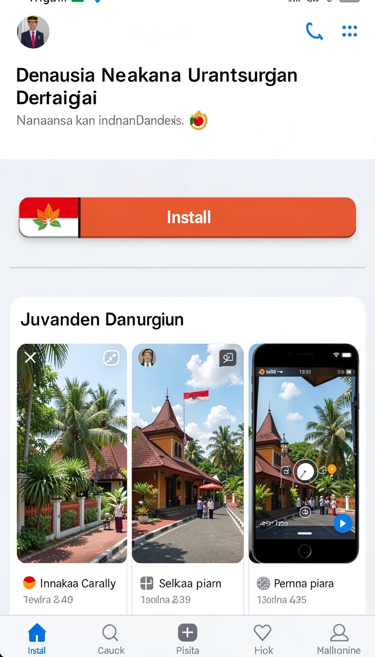 Tampilan utama aplikasi Review Aplikasi kg778 yang intuitif dan efisien.