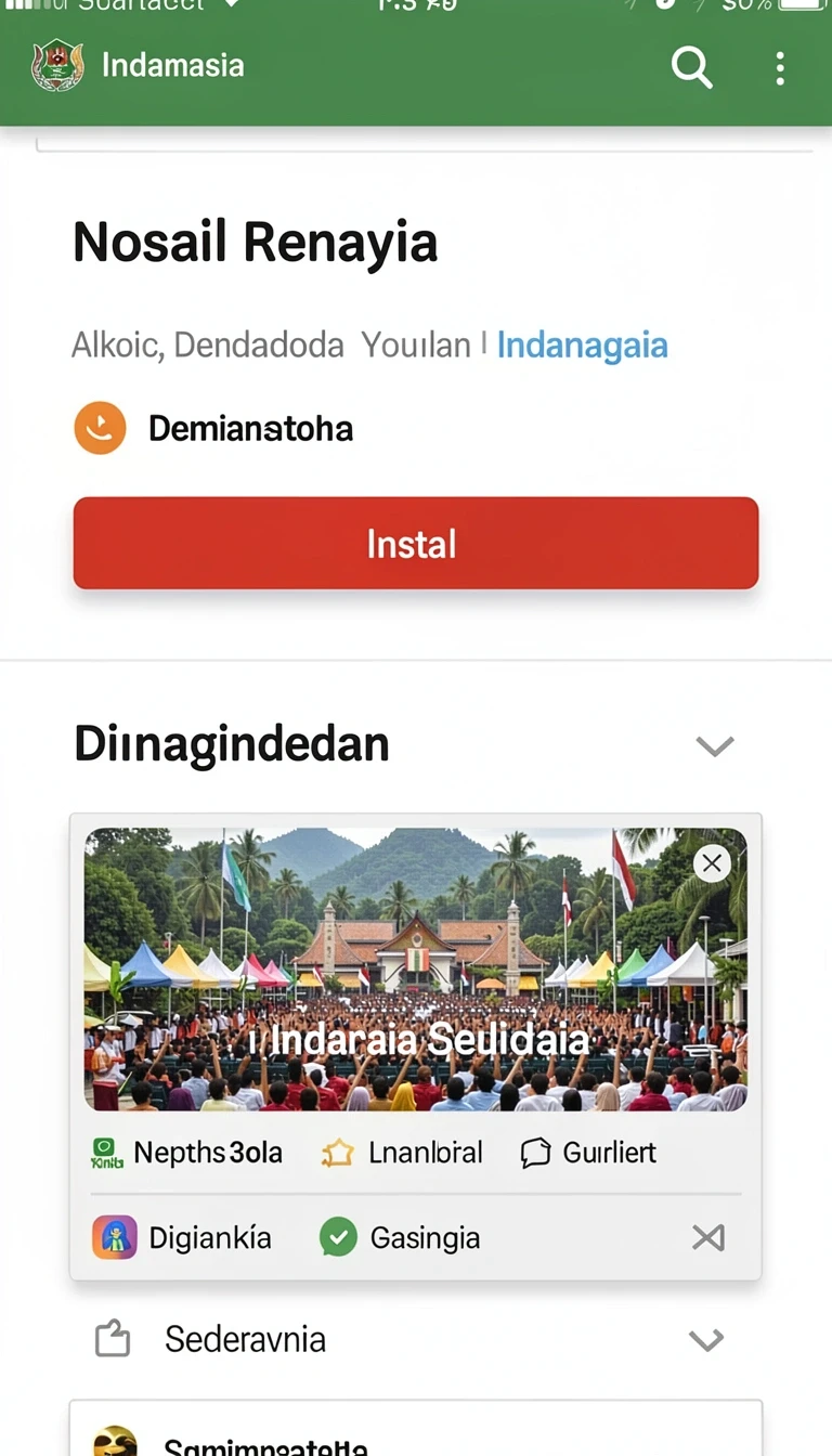 Tampilan utama aplikasi Review Aplikasi happybet188 yang intuitif dan efisien.